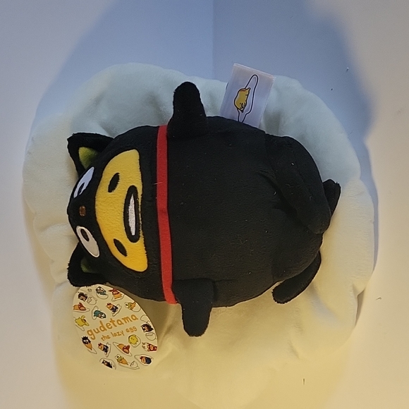 NWT SANRIO GUDETAMA 5.5" CHOCOCAT PLUSH - Picture 1 of 4
